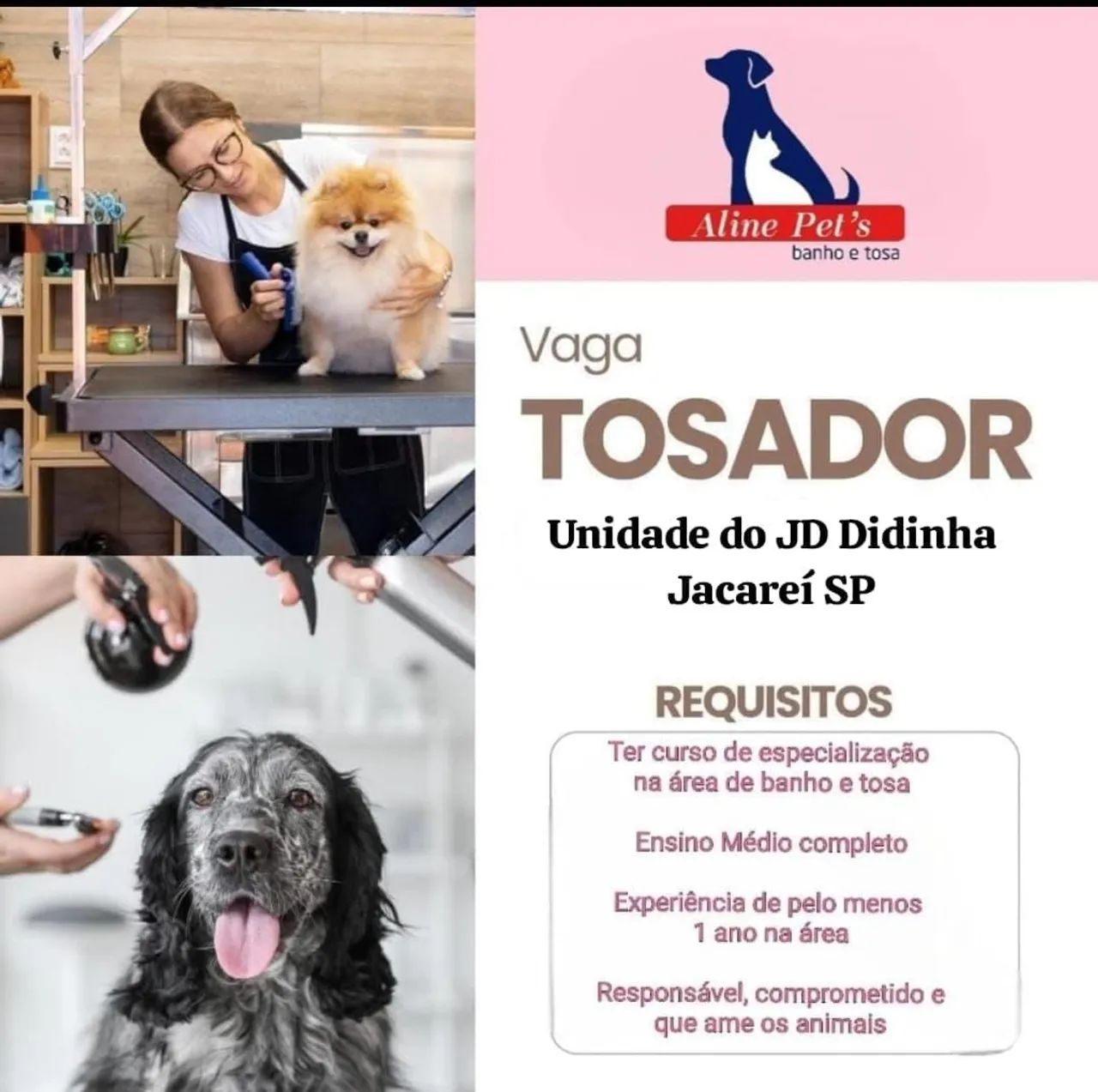 Vaga tosador fixo