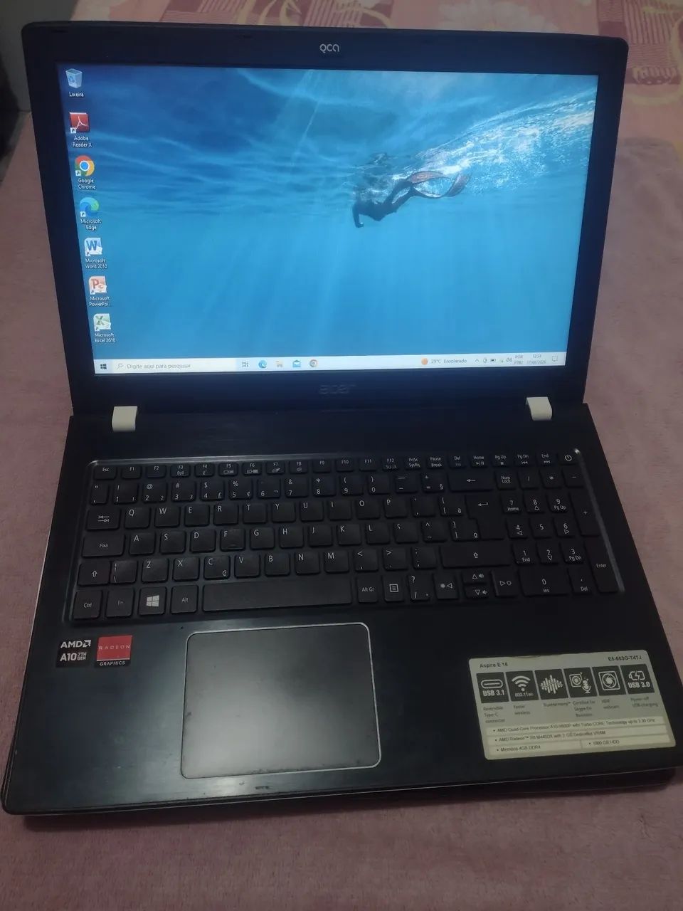 Notebook Acer a-10 novíssimo  - Foto 2