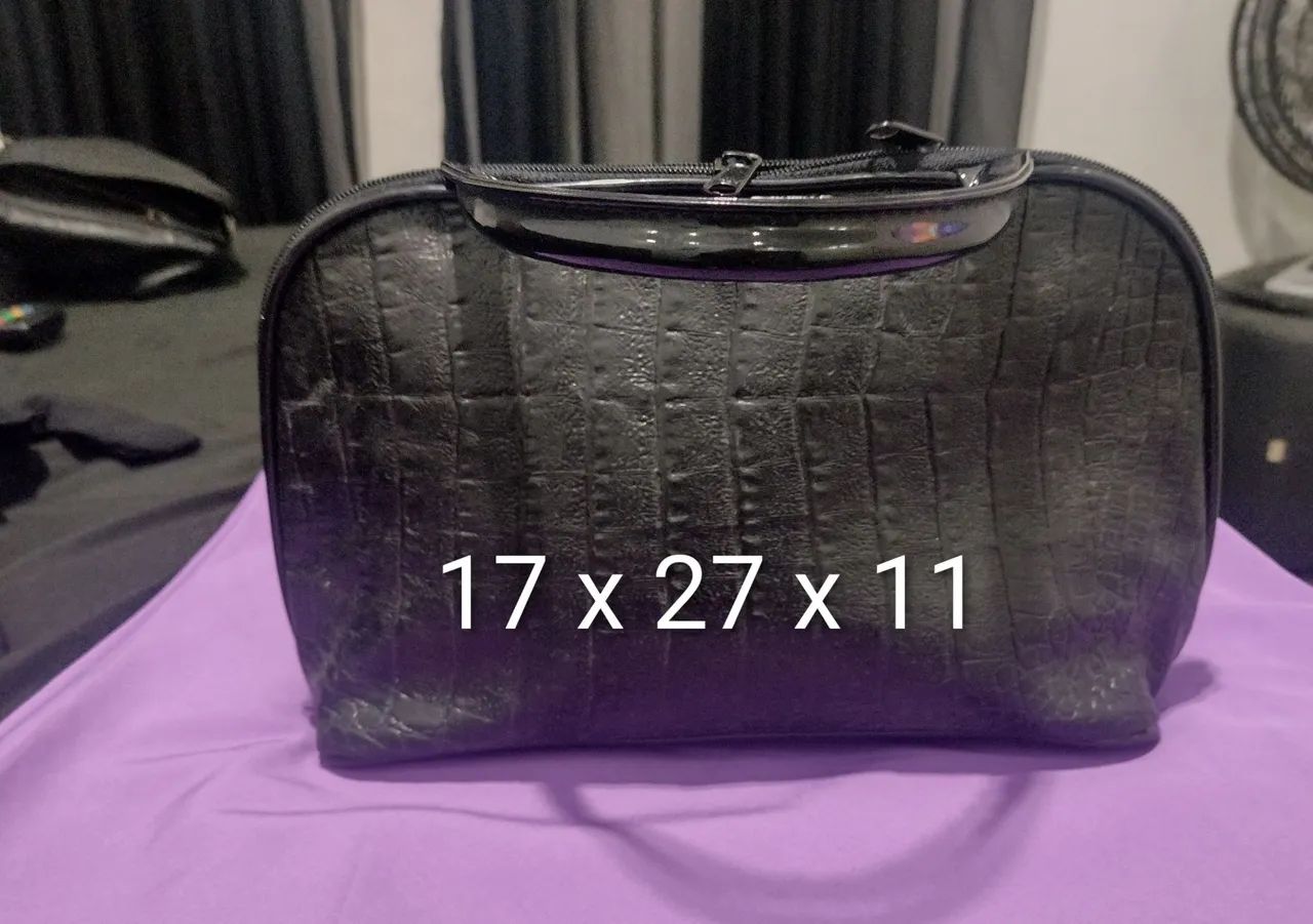 Bolsa de ombro preta 