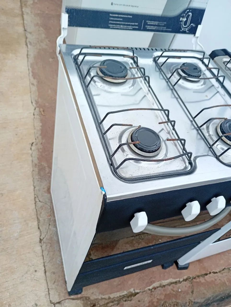 Fogão 4bocas não e automático  - Foto 4