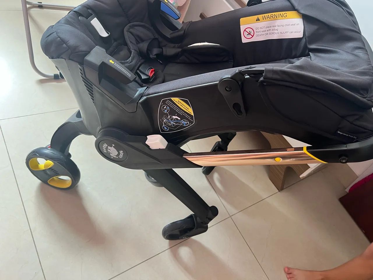 Carrinho de bebê 2 em 1  - Foto 3