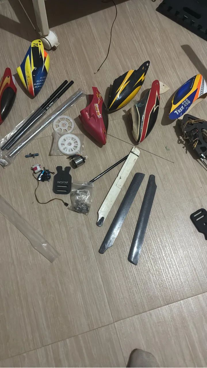 Peças para helicóptero 450 - Foto 2