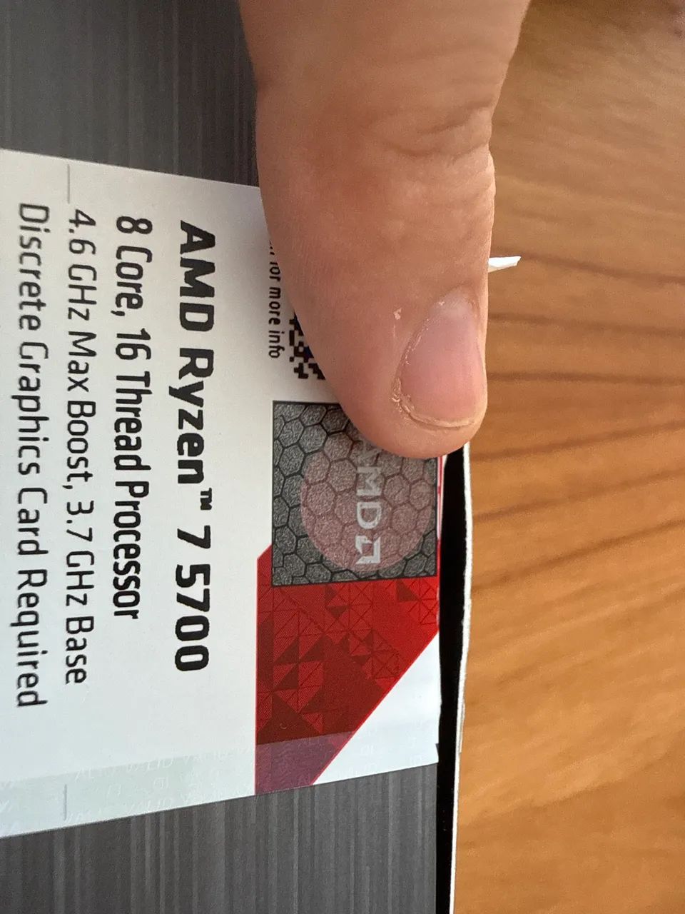 processador amd ryzen 7 5700 - Foto 3
