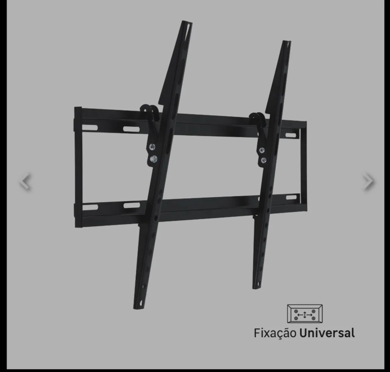 Suporte para TV Inclinável de 37" a 85" de Parede Lexman Universal Preto - Foto 2