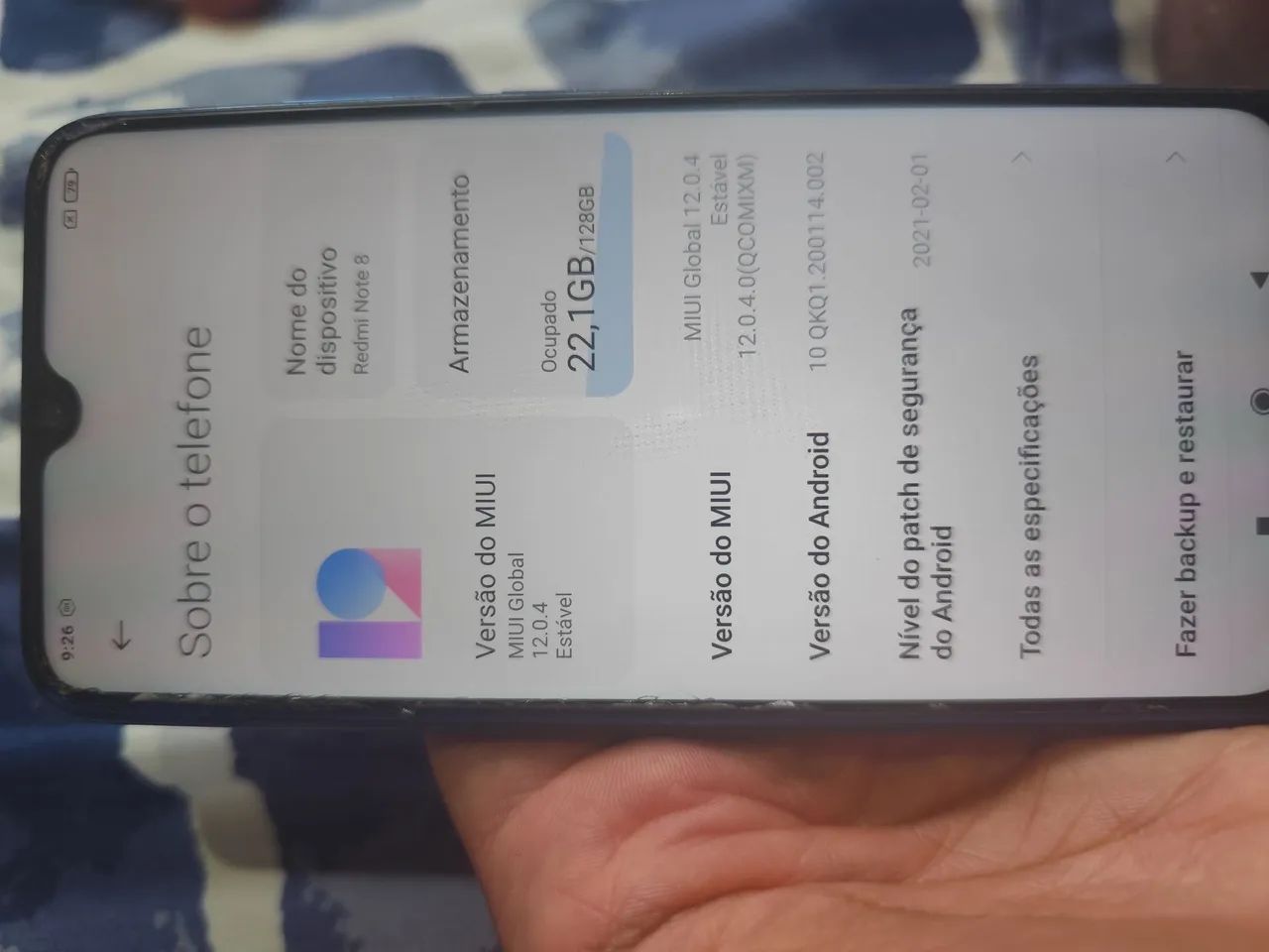 Celular xiami redmi note 8 dual SIM, entrada cartão SD - Foto 4