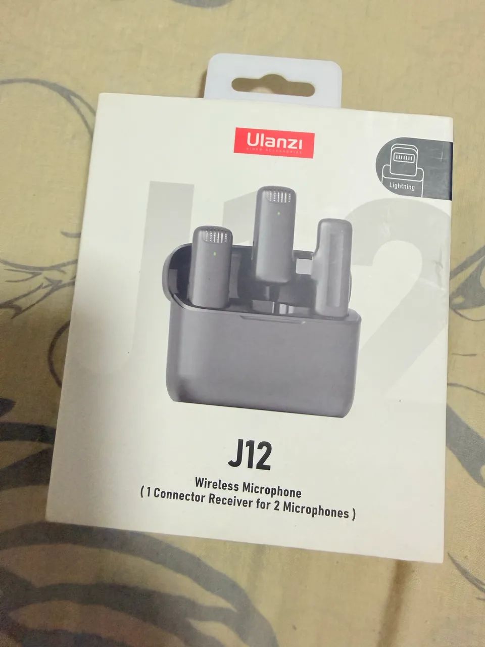 Microfone ulanzi j12 novo lightning 