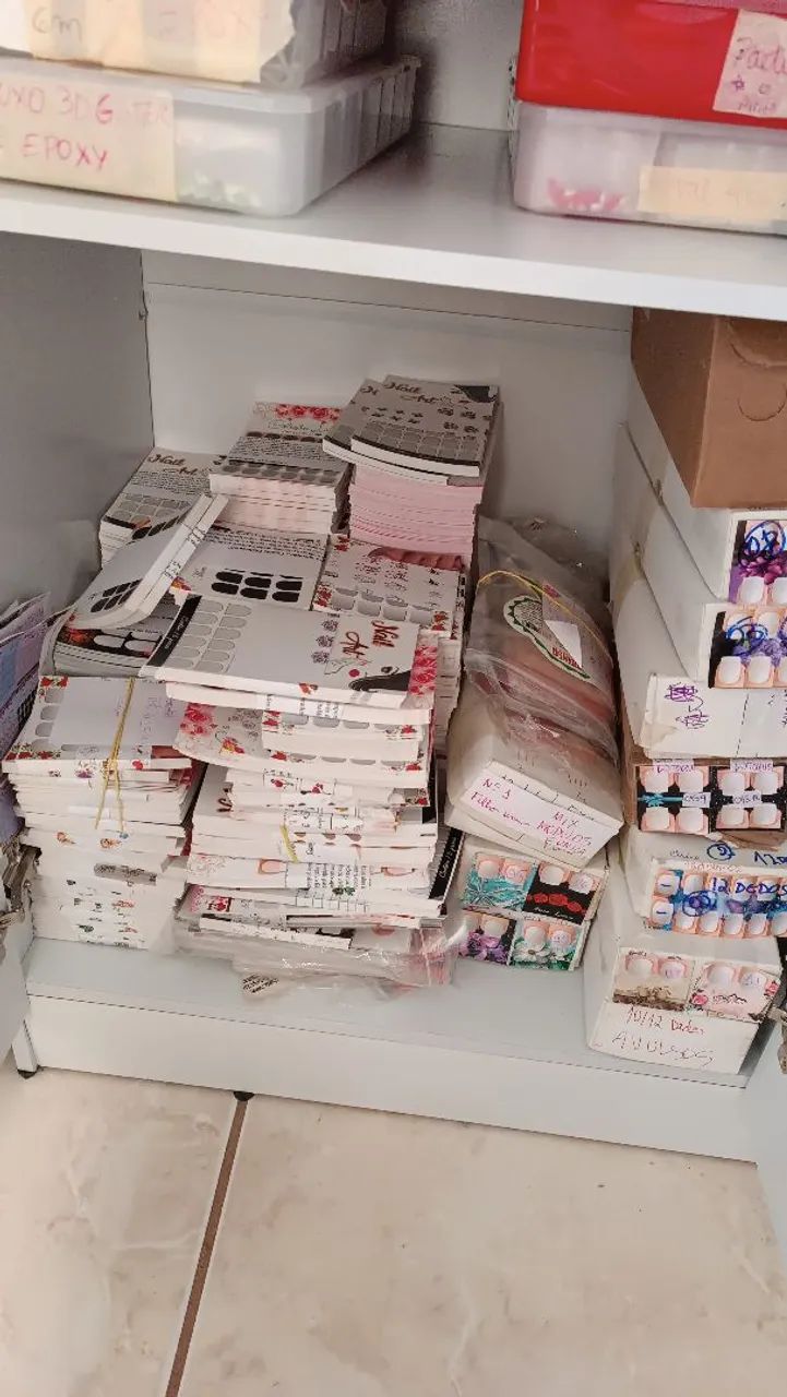 Estoque pedrarias para unhas e cartelas  - Foto 5