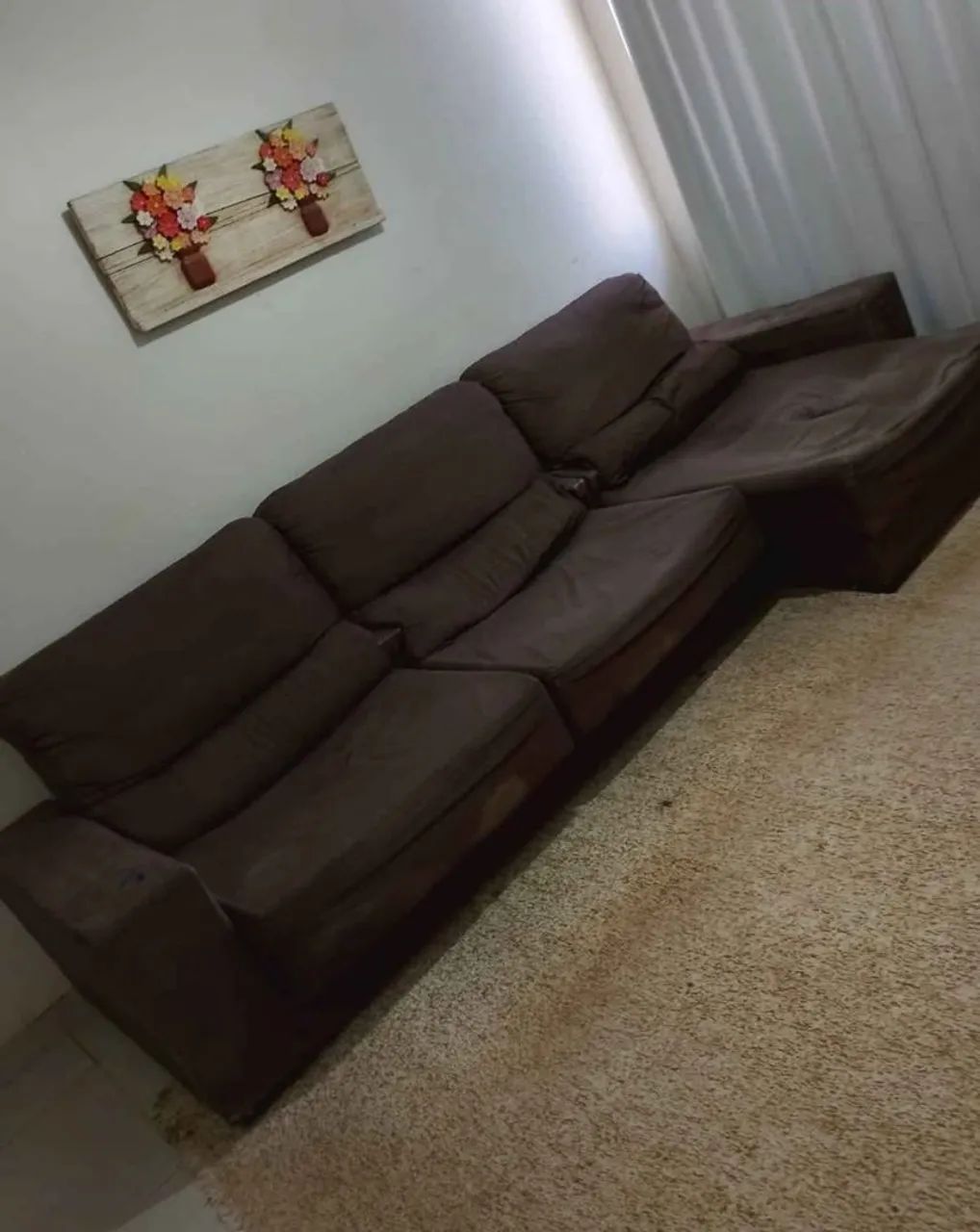 Sofá extensível e reclinável 3mts - Foto 2