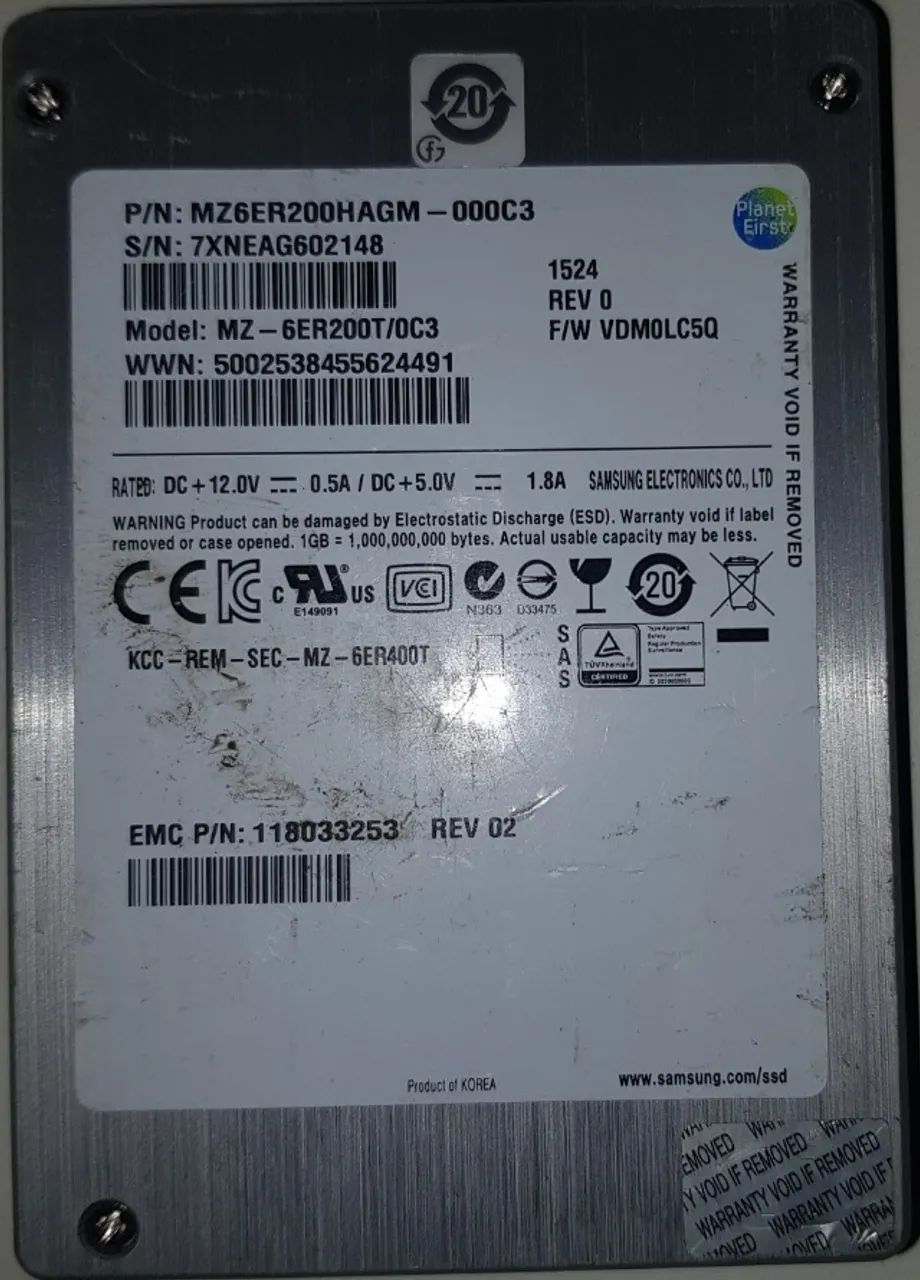SSD Samsung de 200 GB para servidores e storages - Foto 5