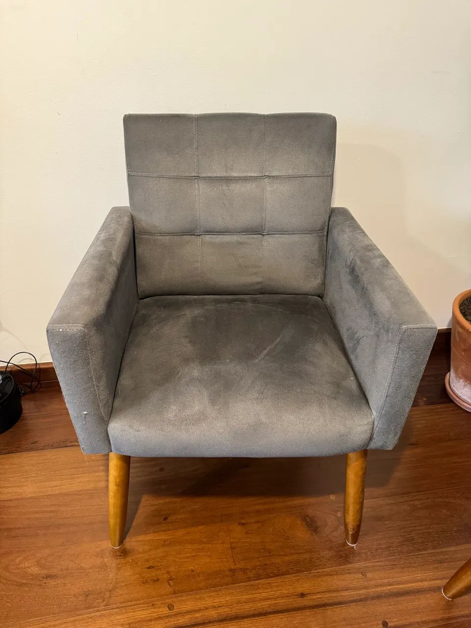 Poltronas decorativas cinza - Foto 3