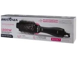 Escova Secadora Britânia BEC02PR 1300W - Nova, Lacrada
