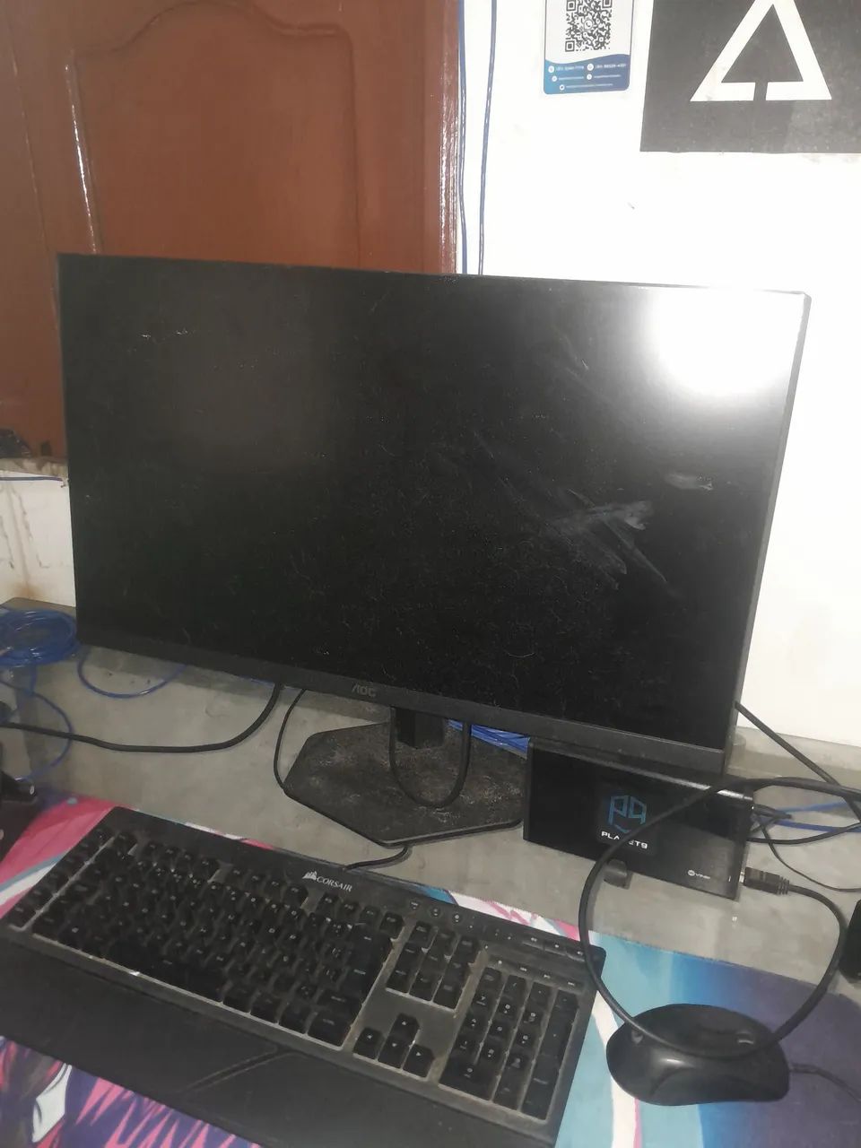 Monitor Gamer 27" 8 meses de uso na caixa ! NF Vert / Hori 180Hz  IPS  - Foto 2
