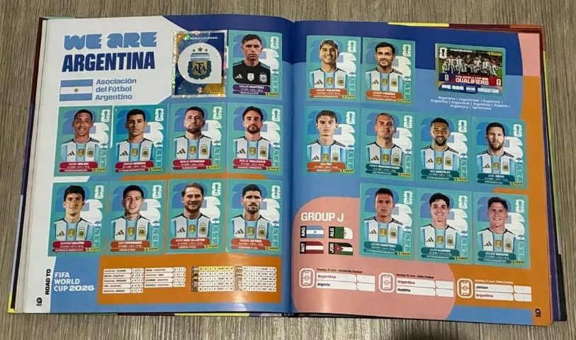 Álbum Copa 2026 Panini Capa Dura (COMPLETO) - Foto 3