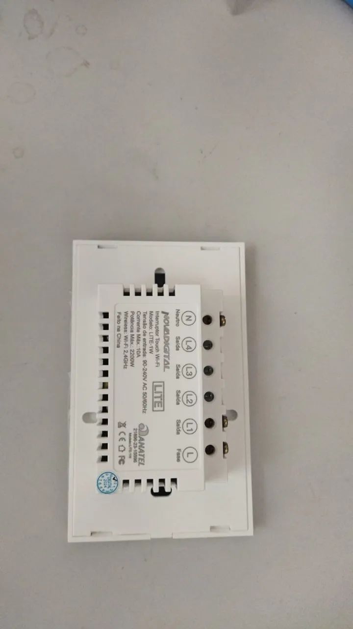 INTERRUPTOR INTELIGENTE WIFI 1TECLA [NOVADIGITAL] - Foto 2