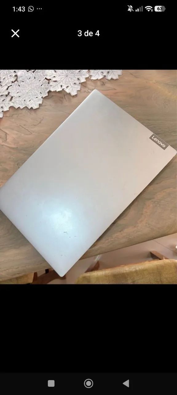 Notebook Lenovo ideapads145 I5-8265u 500gb SSD e um HD de 1tb  - Foto 2