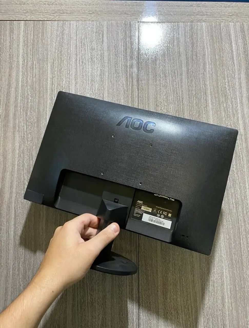 Monitor LED AOC 15.6" E1670Swu - Totalmente Novo - Foto 2