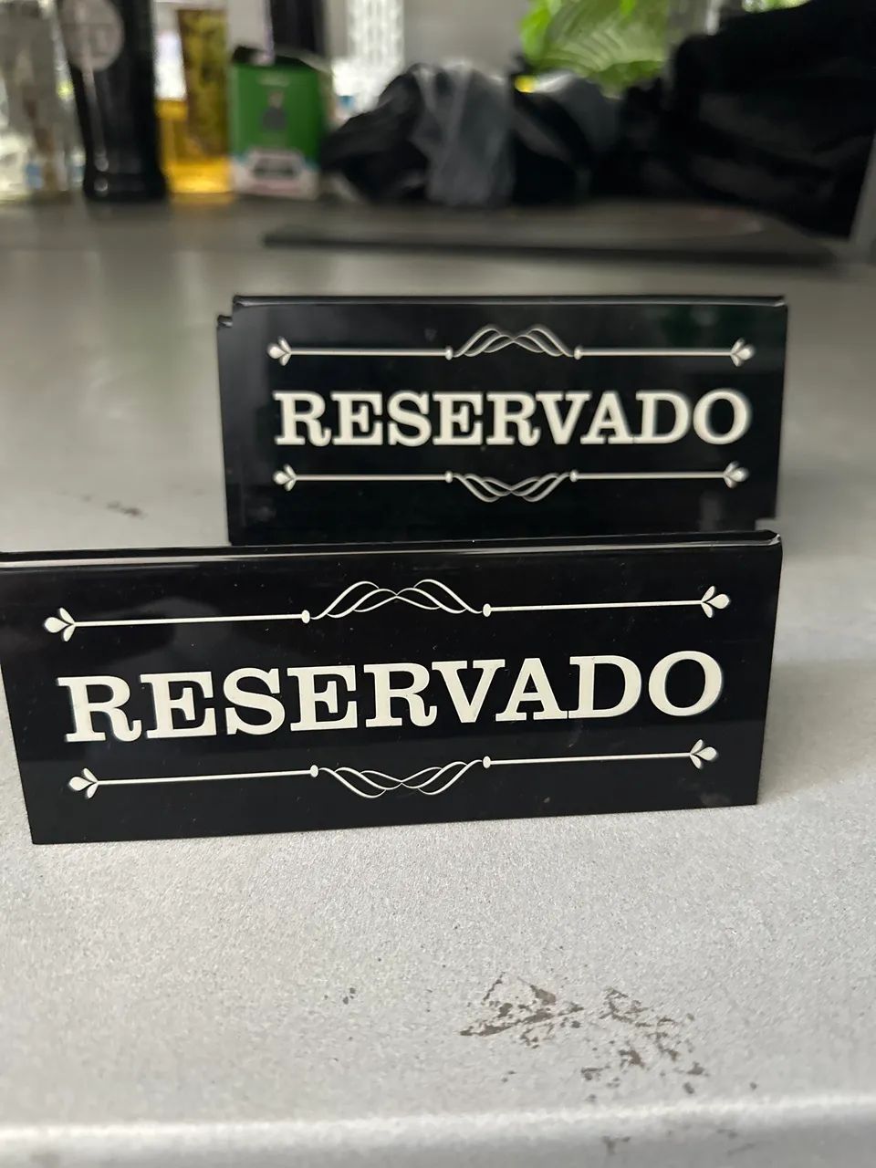 Placa personalizada Reservado  5 unidades  - Foto 3