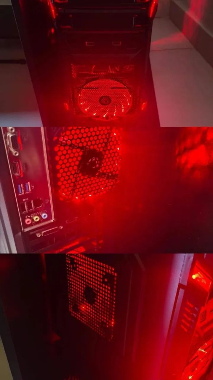 Pc gamer com monitor, controle, mousepad, teclado headset e mouse - Foto 4