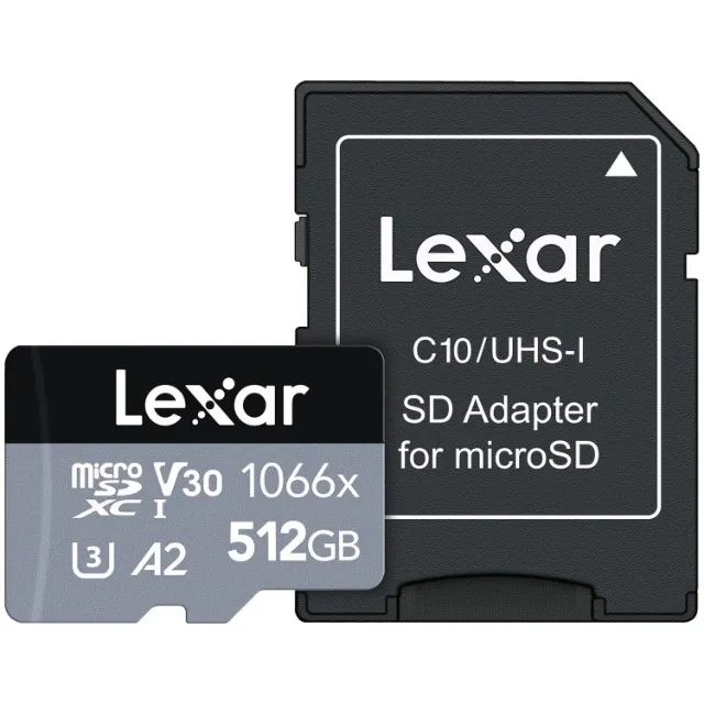 Cartão de memória 512GB Micro SDXC Lexar Classe 10 UHS-I com adaptador incluso - Foto 3