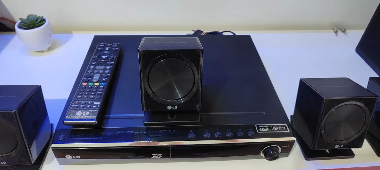 Home Theater LG BLU RAY 3D - Foto 5