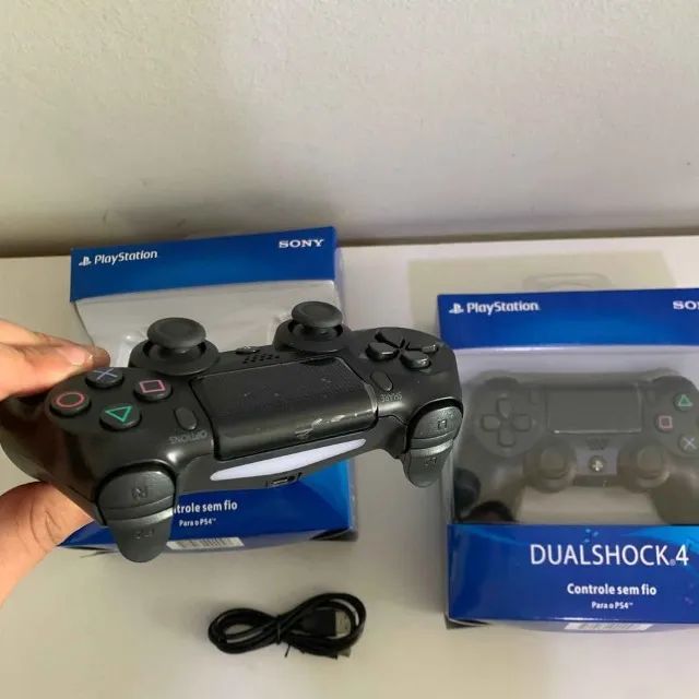 Controle Para Ps4 Sem Fio Bluetooth Dualshock 4 Novo Na Caixa - Foto 2