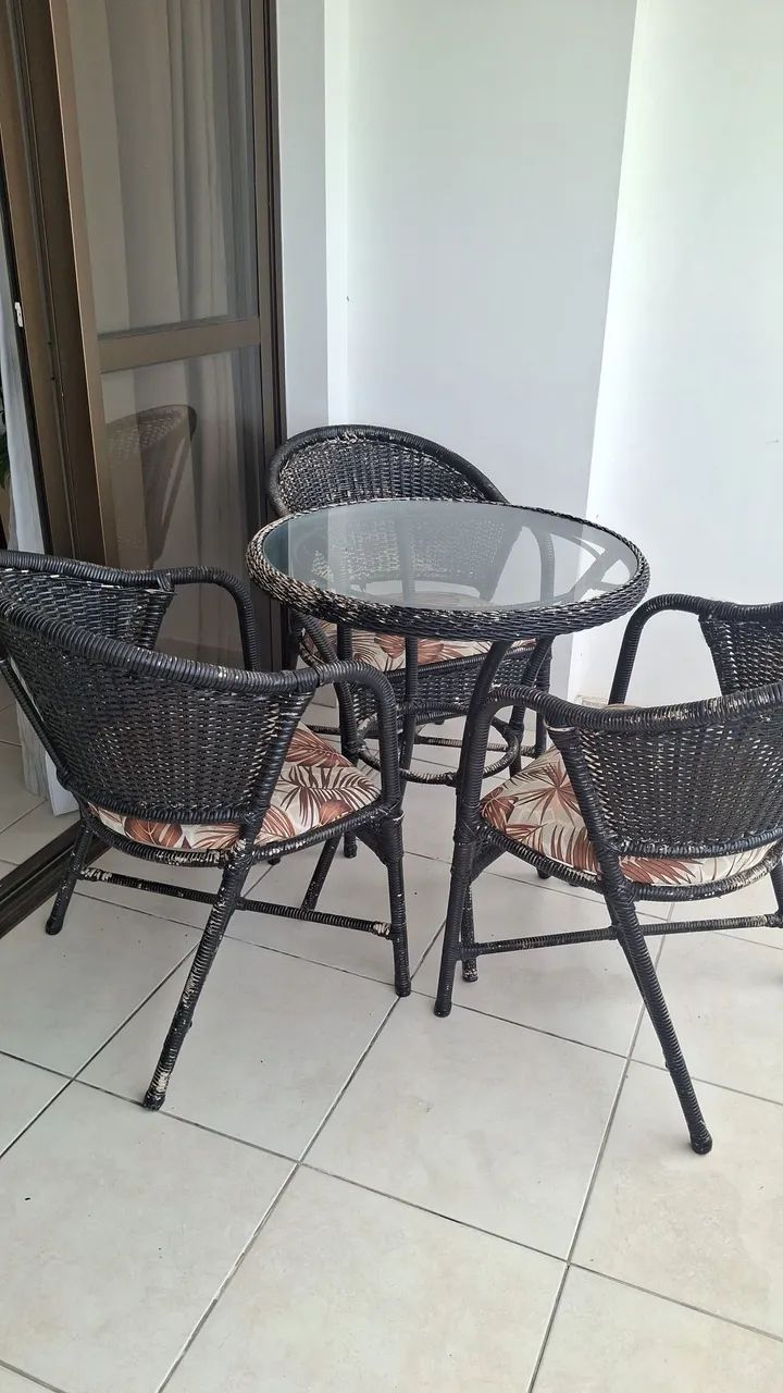 Mesa Varanda 3 Cadeiras