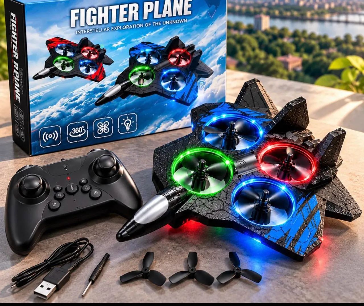 AVIÃO DRONE REMOTO VALOR 65 