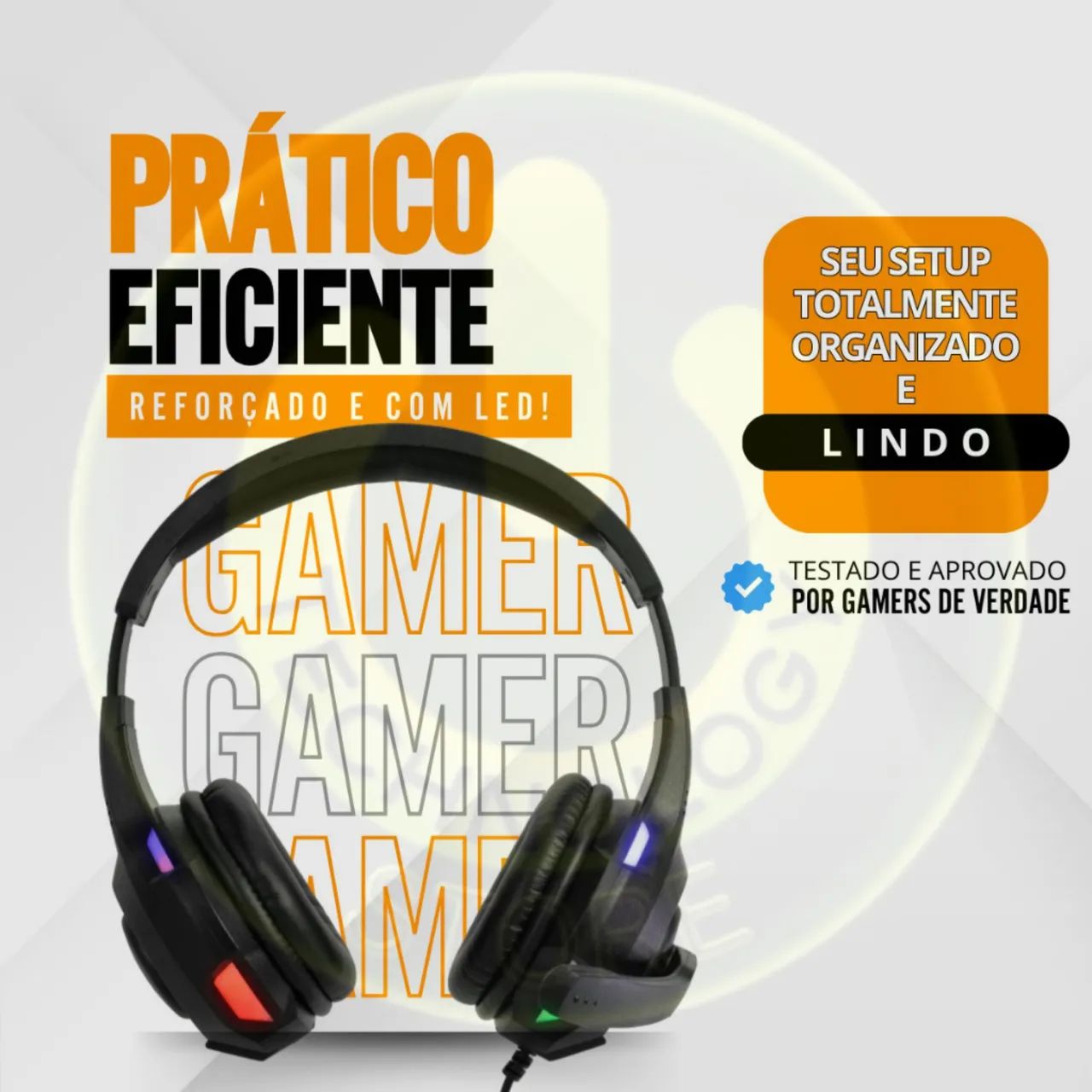 Headsets Gamer RGB P/ PC, CELULAR, PS5 A PRONTA ENTREGA  - Foto 5