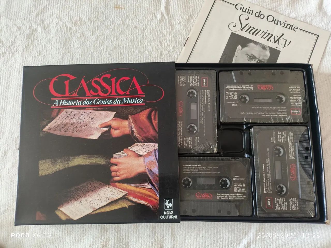 Stravinsky-Box fita cassete com livreto - Foto 2