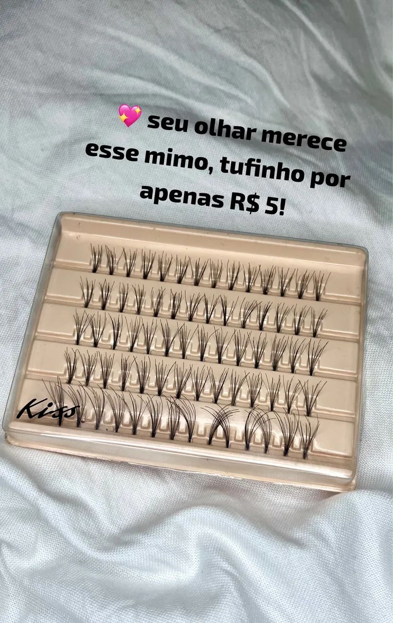 Cílios tufinho 