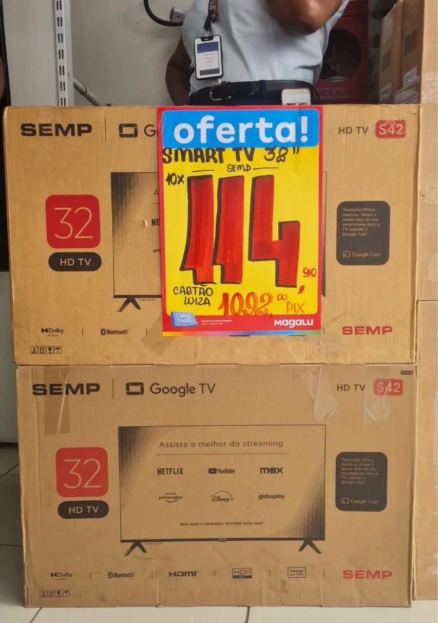 Vendo Tv 32 polegadas com nota fiscal 