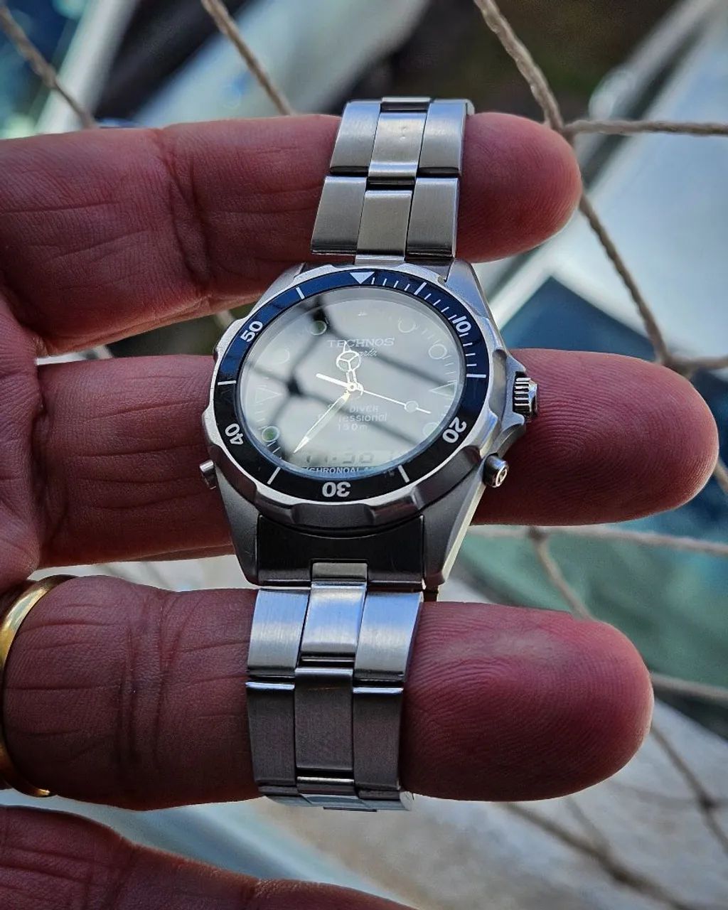 Relógio Technos Skydiver T206.06 Anos 90 - Foto 2