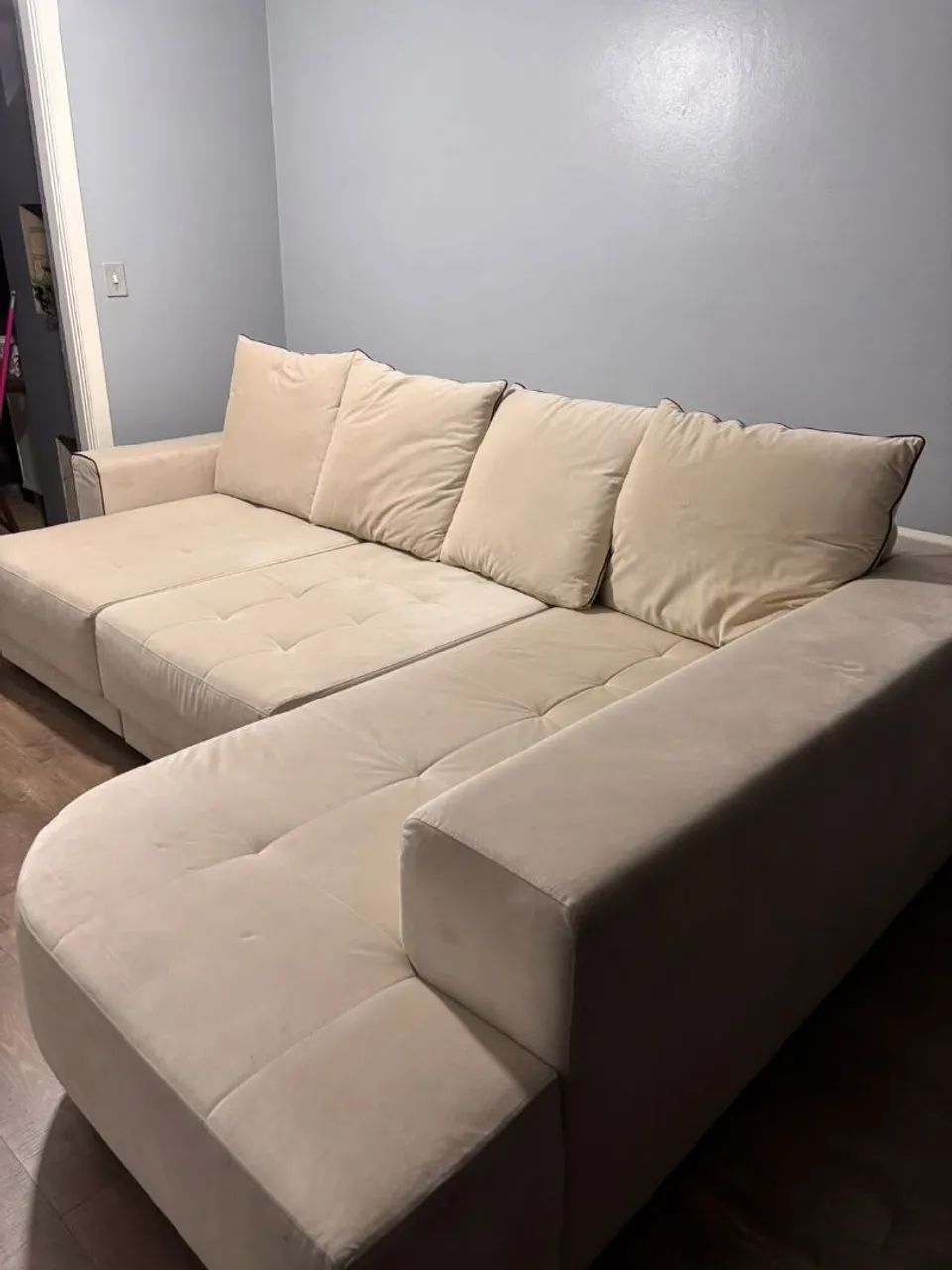 Sofá retrátil com chaise 2,85m - Foto 2