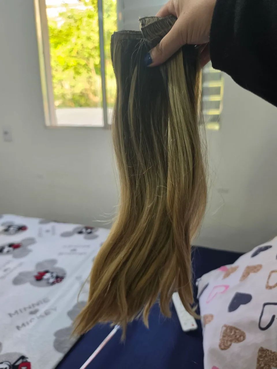 Mega Hair Loiro 43 CM - Foto 2