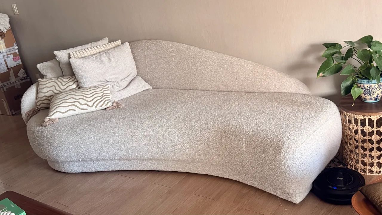 Sofá supernovo de boucle 