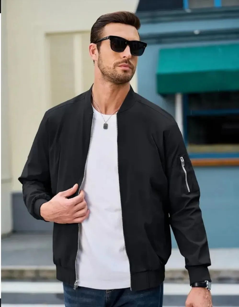 Jaqueta masculina bomber  - Foto 4