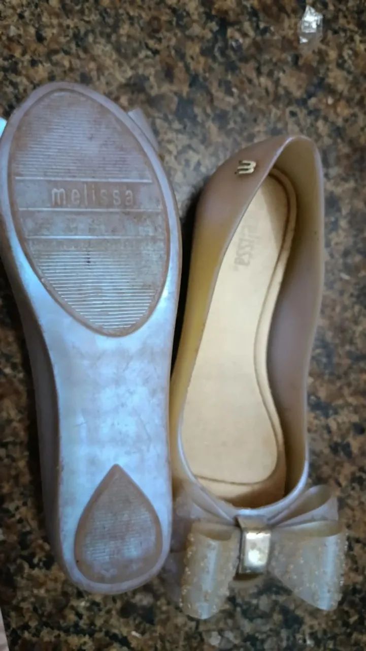 Sapatilha Melissa original perolada, número 35 - Foto 2