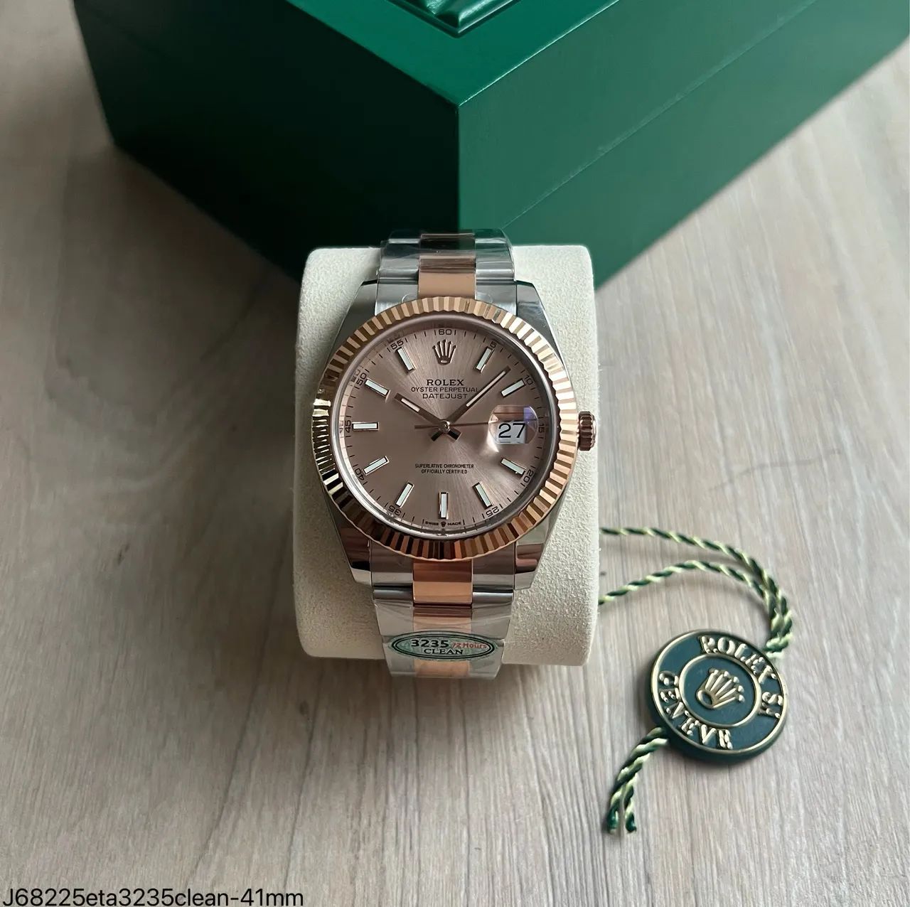 Relógio rolex Day Just aço e ouro misto clean factory  - Foto 5