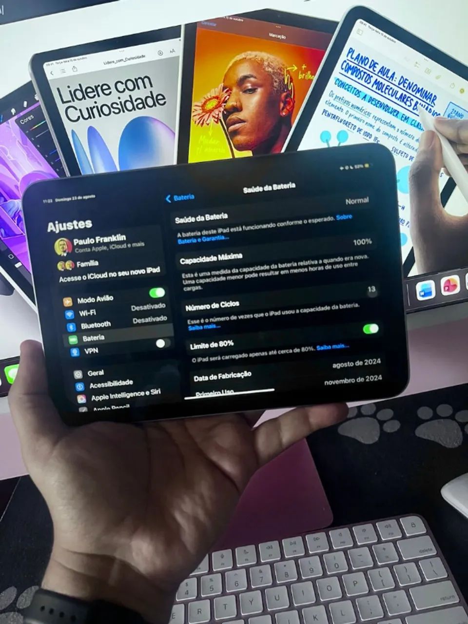 iPad mini 7 Bateria 100% 13 Ciclos - Foto 4