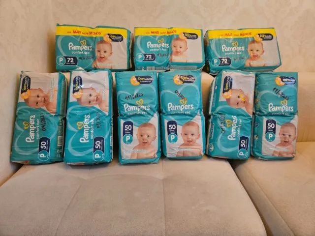 Fralda Pampers Confort Sec tamanho P