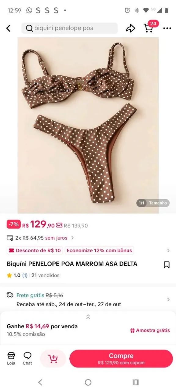 Biquíni novo  - Foto 2