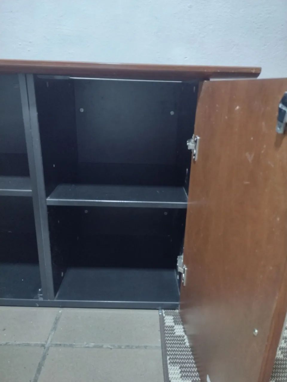 Escrivaninha, rack madeira - Foto 4