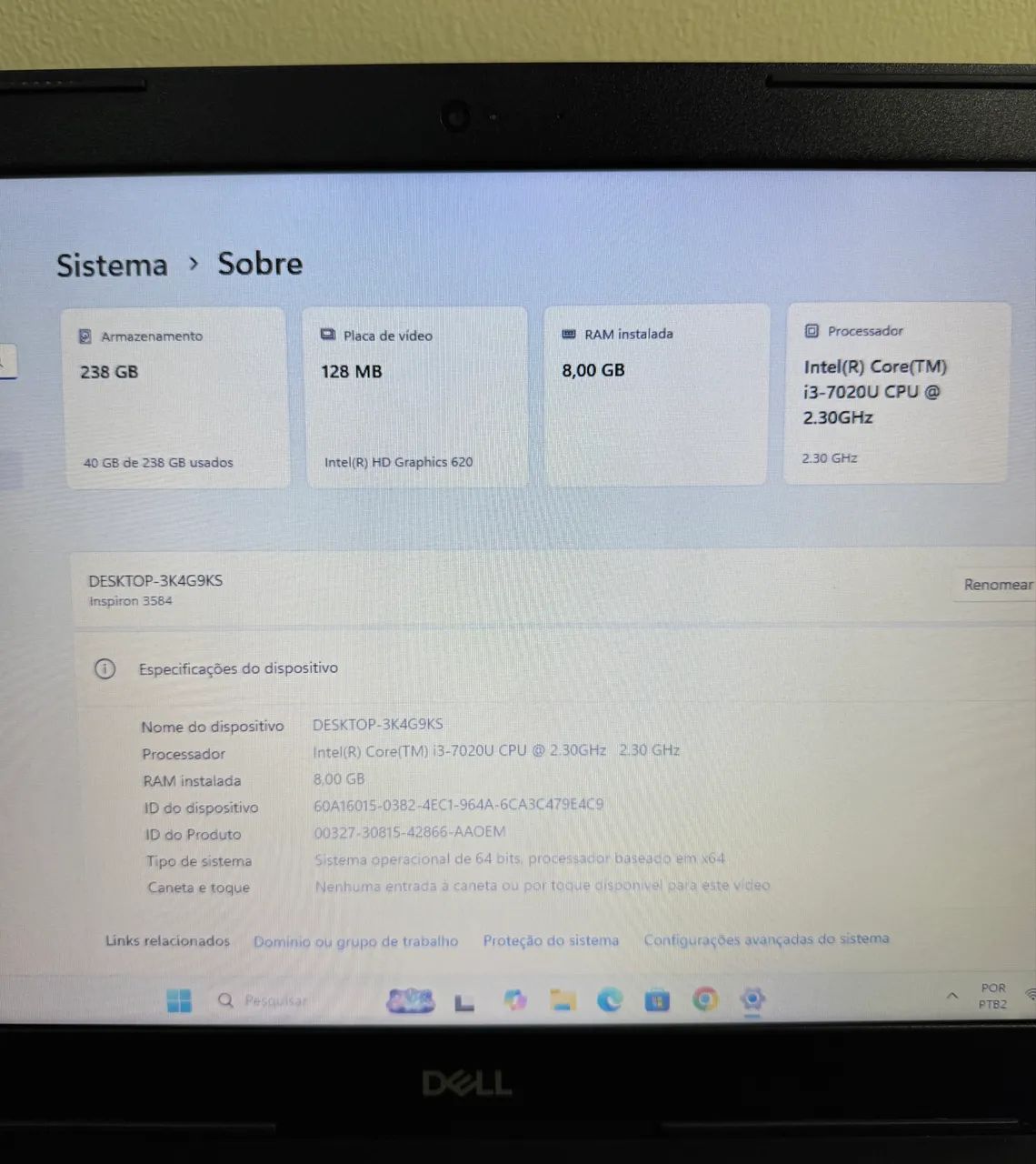 Dell i3 novinho - Foto 5