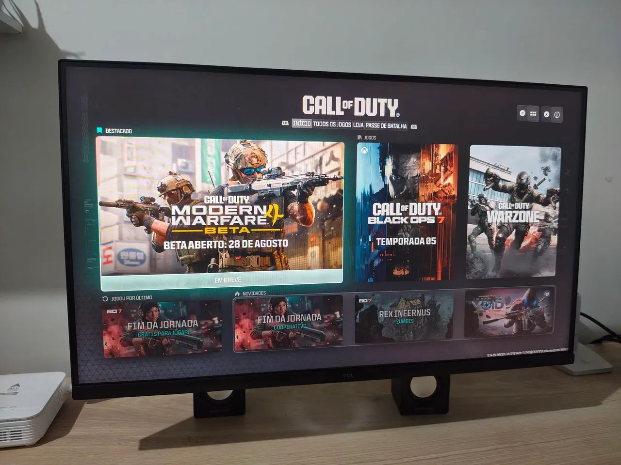 Monitor TCL 300hz qd miniled 