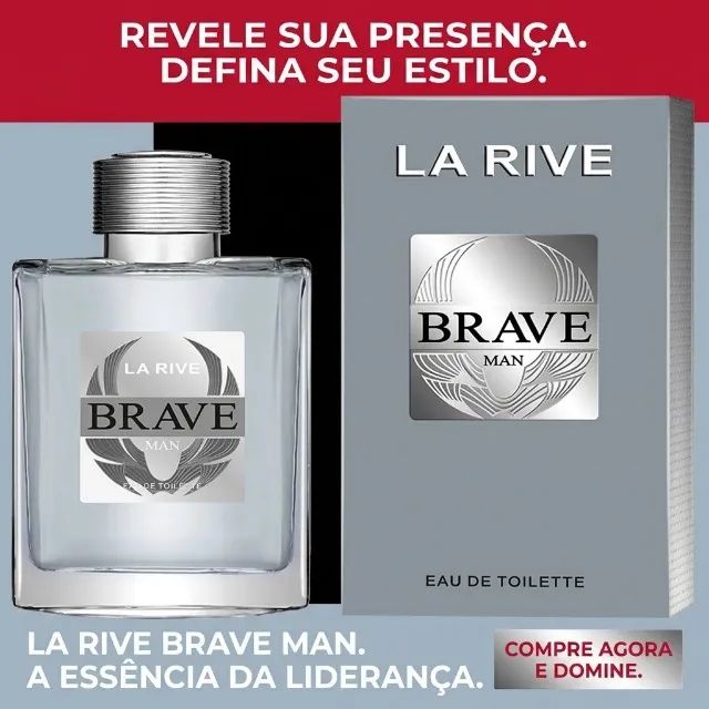 Perfume La Rive Brave Man Masculino 100ml Eau de Toilette - Foto 2