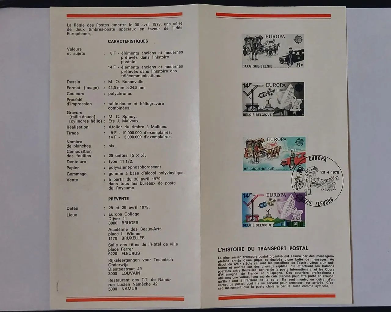 Folder com Selos Europa 75 - Foto 2