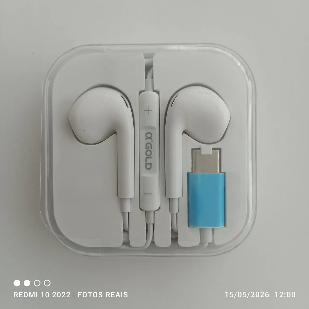 Fone de ouvido agold A77 com microfone e botões in-ear  - Foto 3