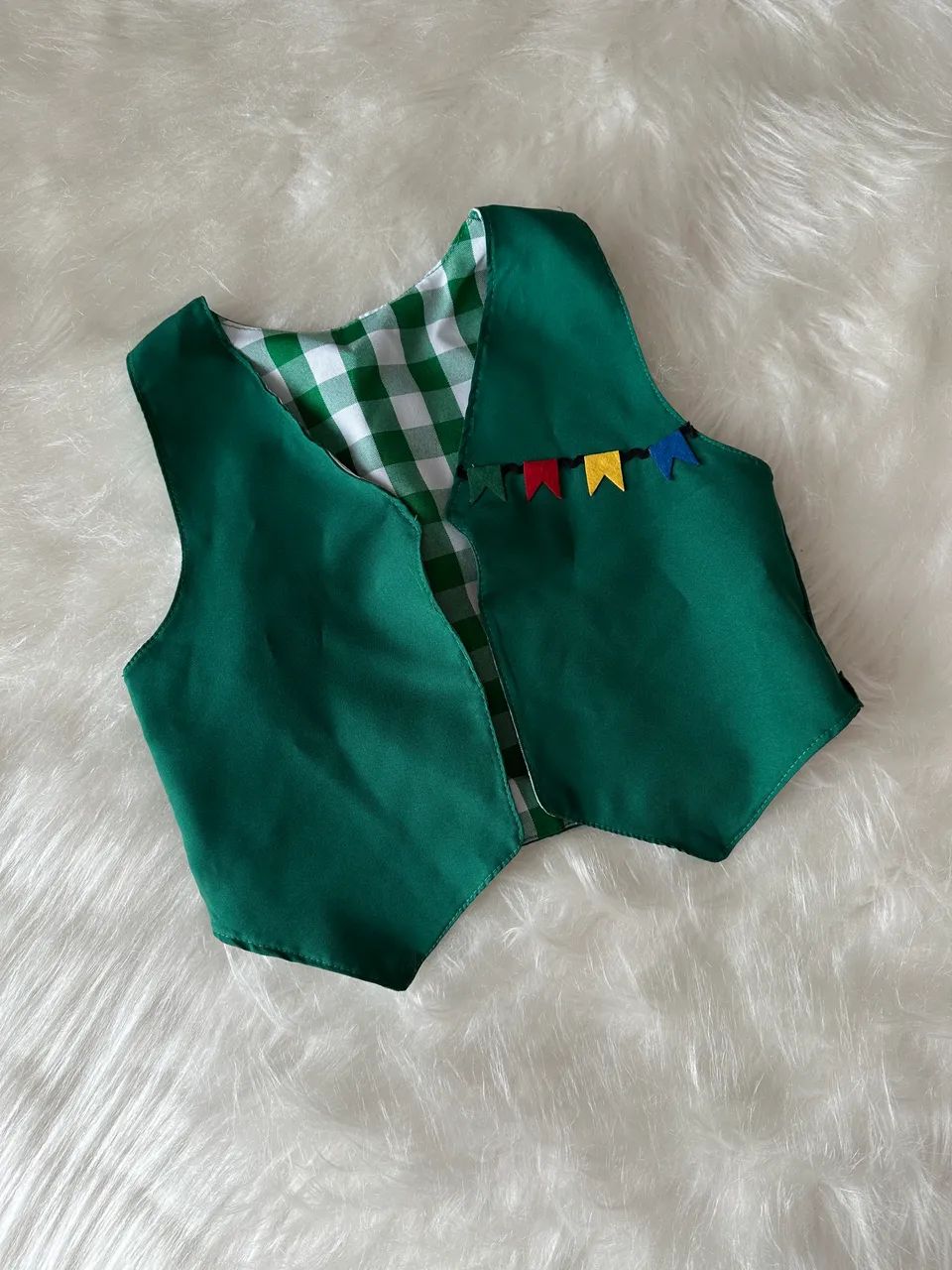 Camisa xadrez e colete  - Foto 3