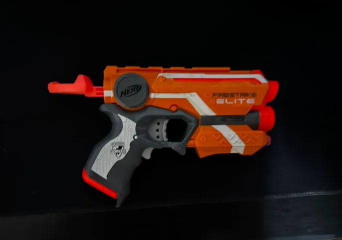 Nerf Elite Firestrike - Laranja - Ótimo Estado