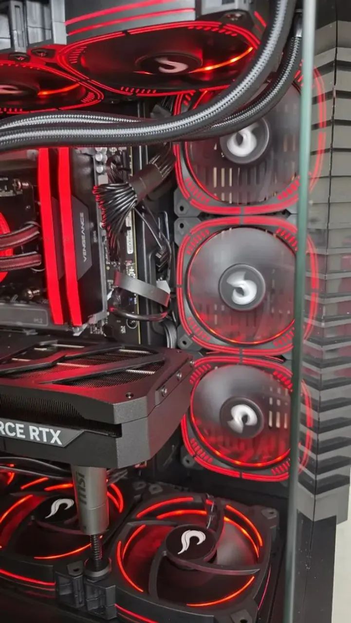 Kit 10 Ventoinhas Rise Mode Argb